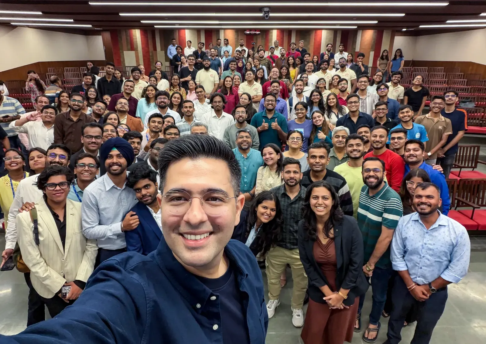 Raghav Chadha speaks at IIM Ahmedabad's Red Brick Summit 2026