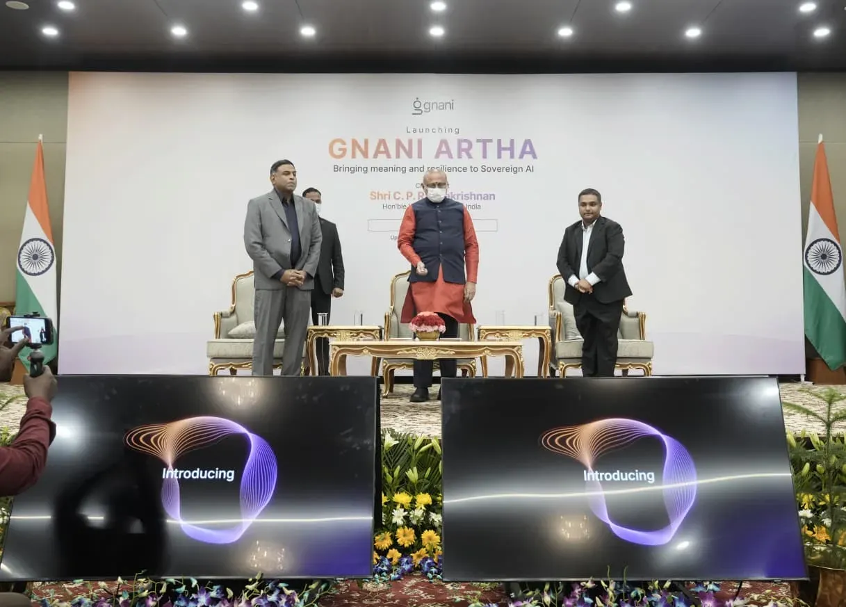 'ज्ञानी अर्थ' एआई स्टैक लॉन्च: उपराष्ट्रपति राधाकृष्णन बोले — 'सृजनकर्ता बनो, उपभोक्ता नहीं'