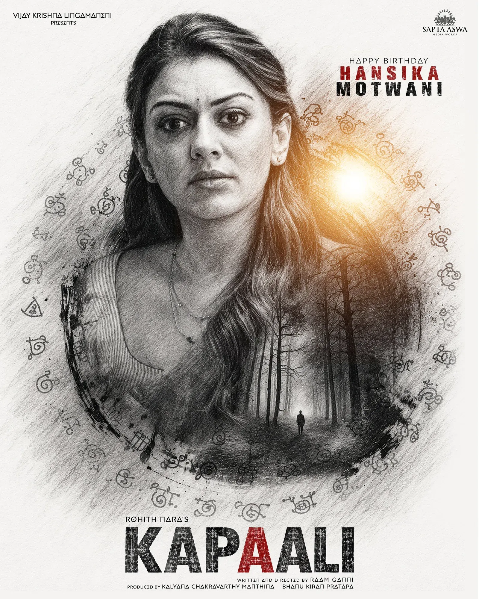 Hansika Motwani's first look in 'Kapaali' unveiled on her birthday