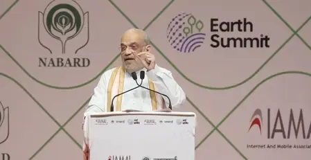 हर पंचायत में बनेगी सहकारी संस्था, 'अर्थ समिट 2025' में बोले अमित शाह