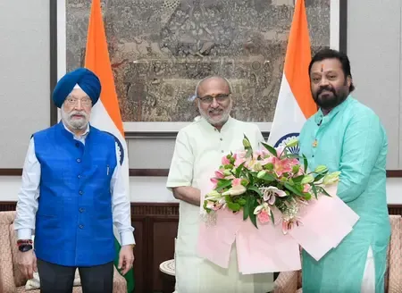 हरदीप सिंह पुरी समेत कई नेताओं ने उपराष्ट्रपति सीपी राधाकृष्णन से मुलाकात की