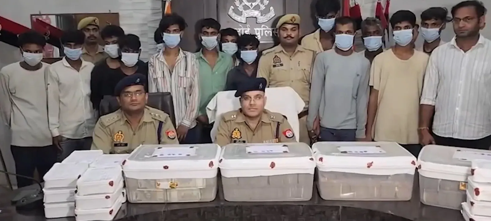 हरदोई में ₹1.29 करोड़ की चोरी का खुलासा: तीन नौकरों ने खाने में मिलाई नींद की गोलियाँ, 14 गिरफ्तार