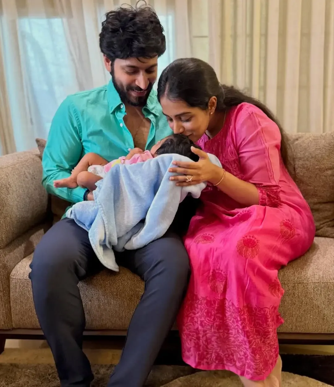 Harish Kalyan and Narmada Reveal Their Daughter's Name: Kriya