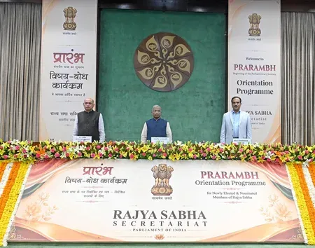 Rajya Sabha Deputy Chairman Harivansh warns new MPs on cyber threats to Parliament devices