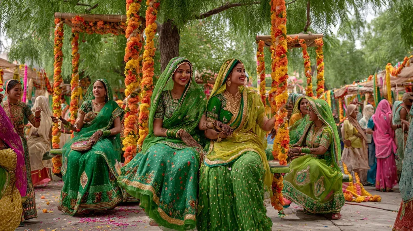 हरियाली तीज 2025: पहली बार व्रत रखने वाली महिलाएं जानें पूजा विधि, शुभ मुहूर्त और झूला परंपरा का अर्थ