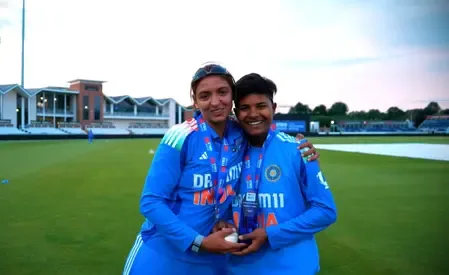 Did Harmanpreet Kaur Share the POTM Award with Kranti Gaud for Their Series Deciding Victory?