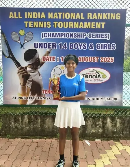 How Did Harsha Deshpande Achieve a Double Title at the GSTA State Ranking Tennis Tournament?