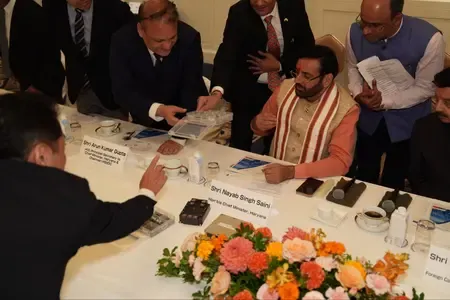 Haryana CM holds key business meetings in Osaka, pitches state as global investment hub