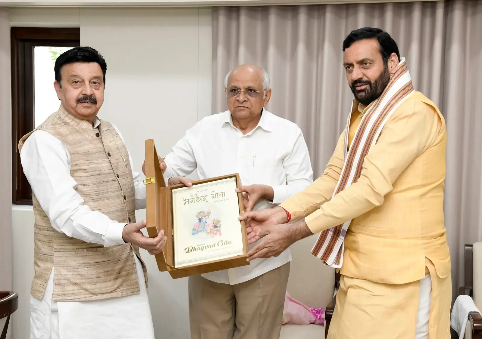 Haryana CM Nayab Singh Saini invites Gujarat CM to Happening Haryana 2027 summit