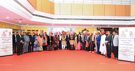 How is Haryana CM Seeking Economic Cooperation from 21 African Nations?