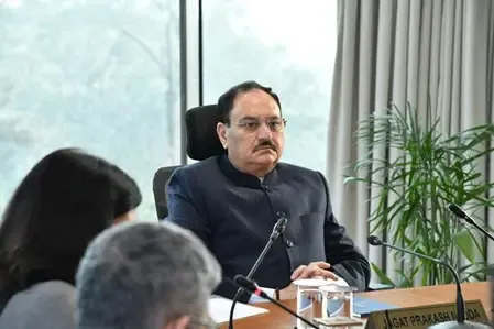 हरियाणा : जेपी नड्डा ने स्वास्थ्य सुधारों और टीबी मुक्त भारत पर उच्च-स्तरीय समीक्षा बैठक की
