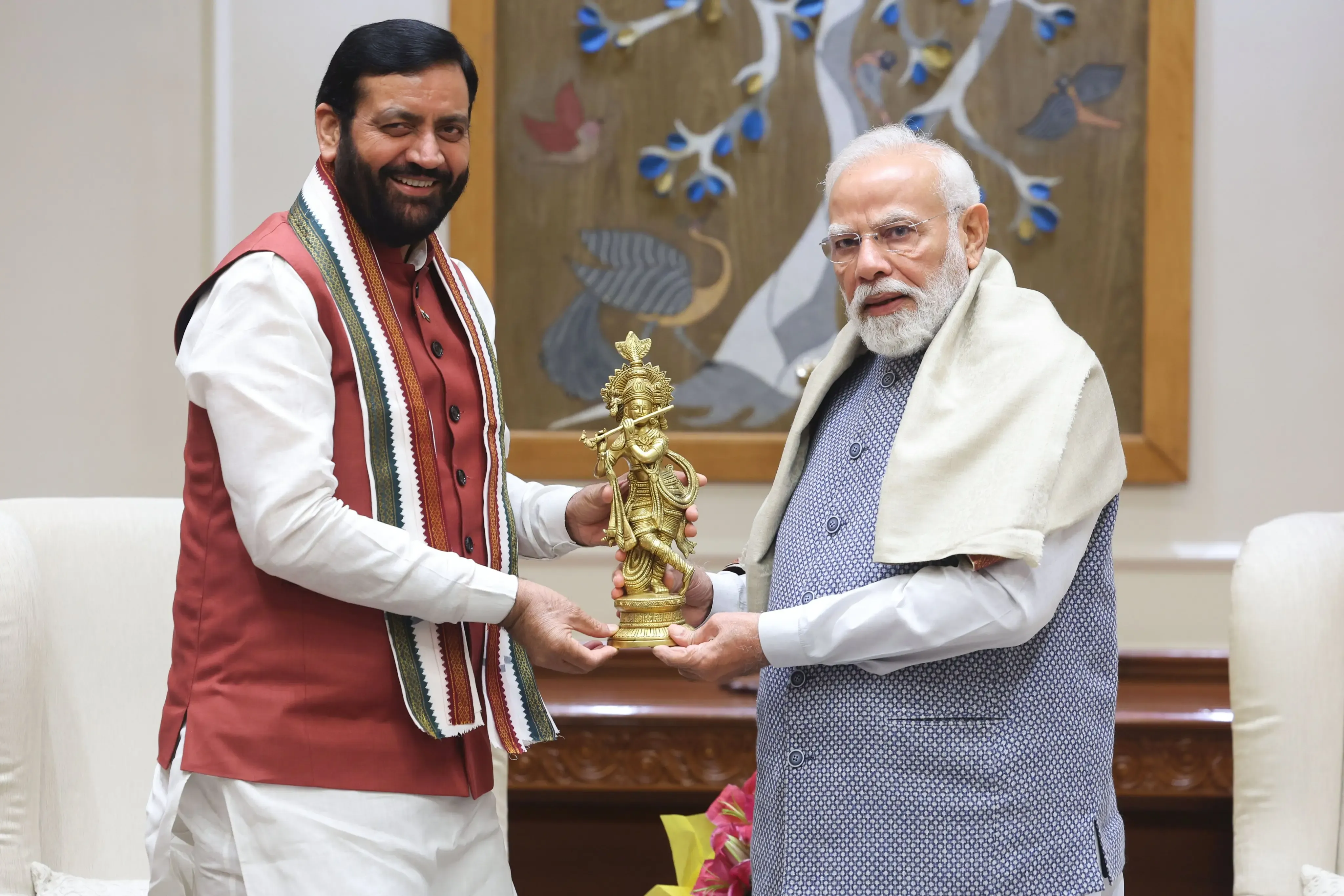 क्या हरियाणा के मुख्यमंत्री नायब सिंह सैनी ने दिल्ली में प्रधानमंत्री नरेंद्र मोदी से मुलाकात की?