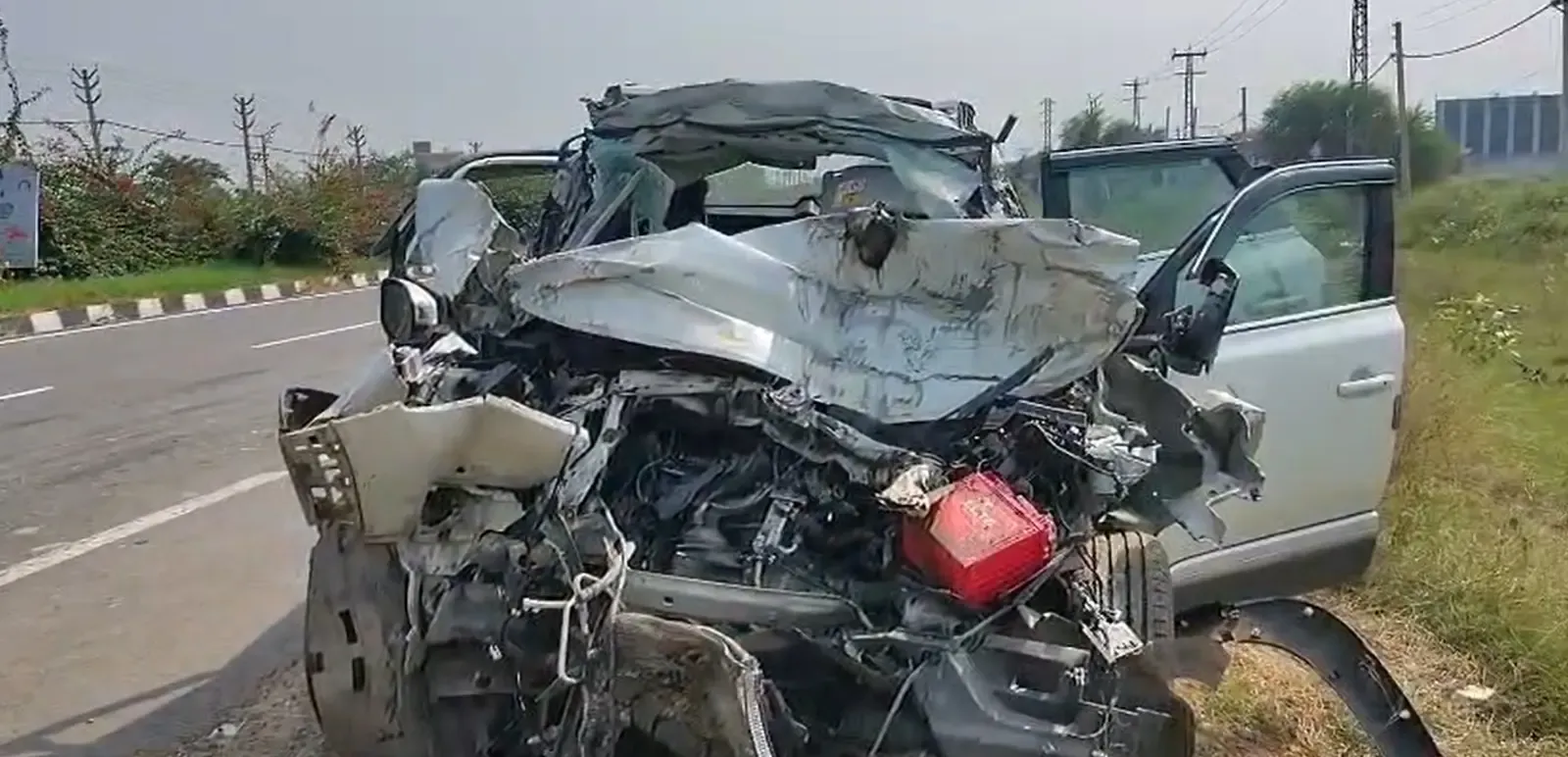 सोनीपत के बड़वासनी गांव के पास कार हादसे में महिला समेत 3 की मौत, सदर थाना पुलिस जांच में