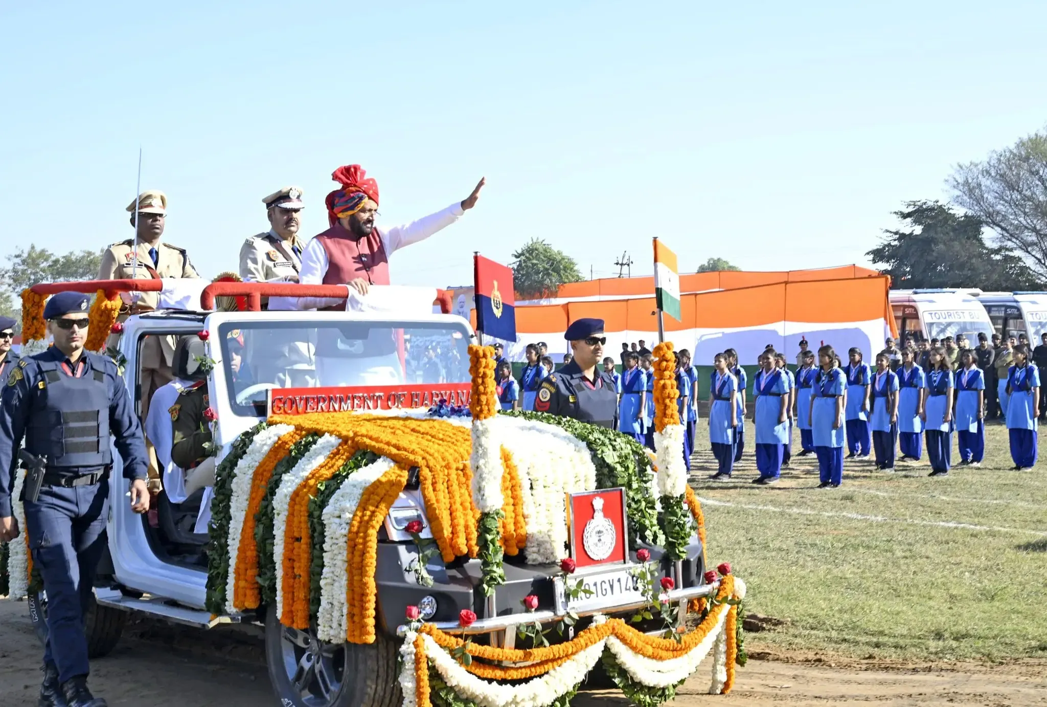 Haryana to Lead in Development Initiatives: CM Saini at Republic Day Celebration