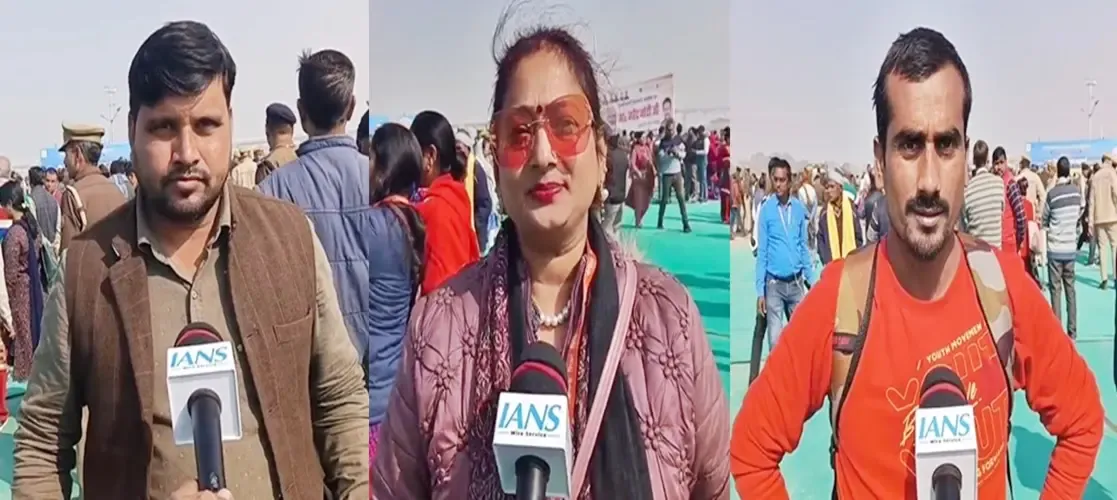 Local Residents Overjoyed as PM Modi Arrives in Prayagraj Before Mahakumbh