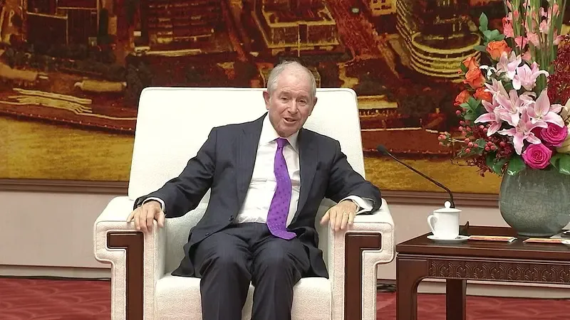 ब्लैकस्टोन CEO श्वार्ज़मैन से मिले हे लिफेंग, चीन में निवेश विस्तार पर हुई अहम चर्चा