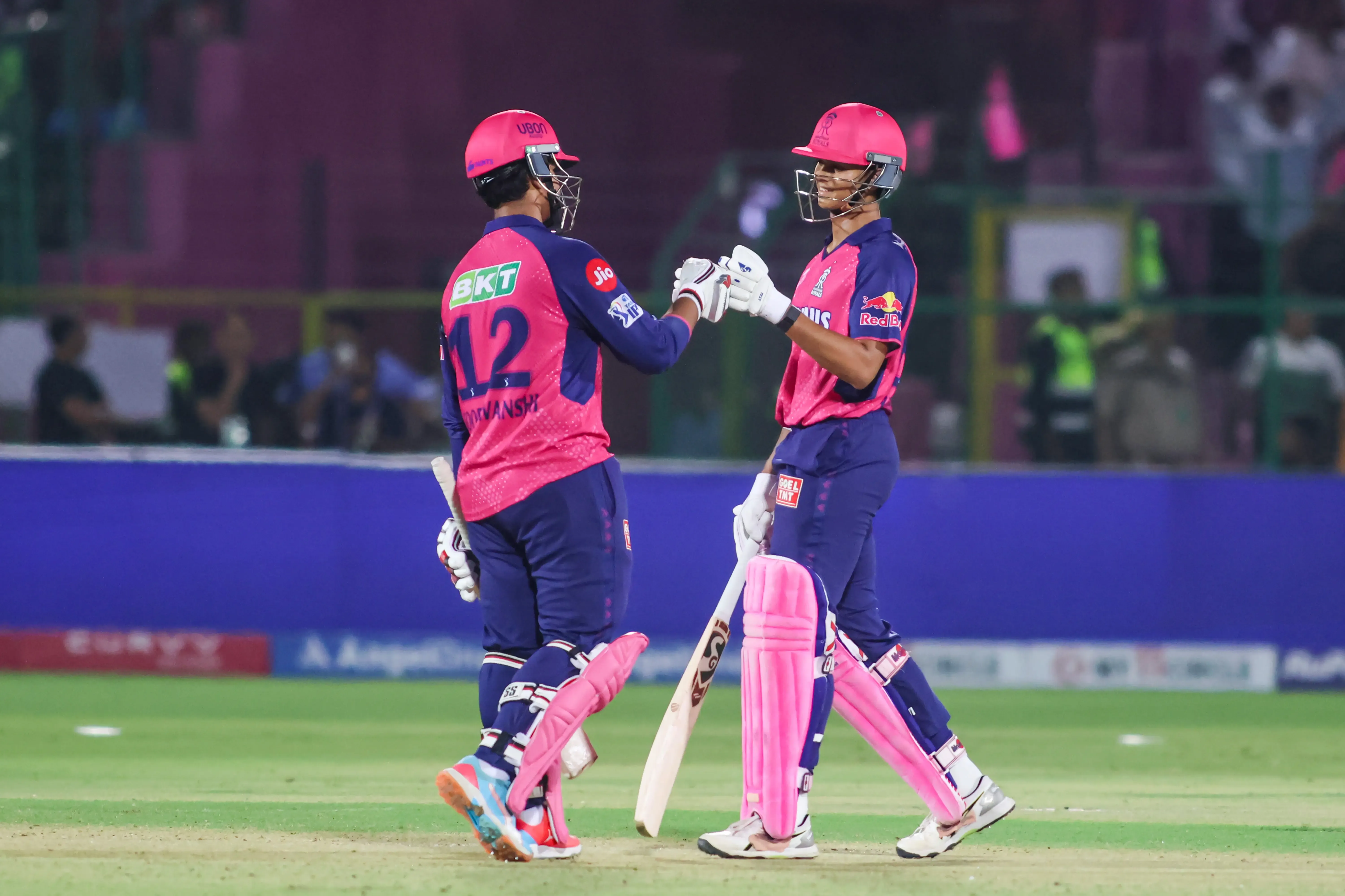 How did Jaiswal maintain his rhythm against GT?