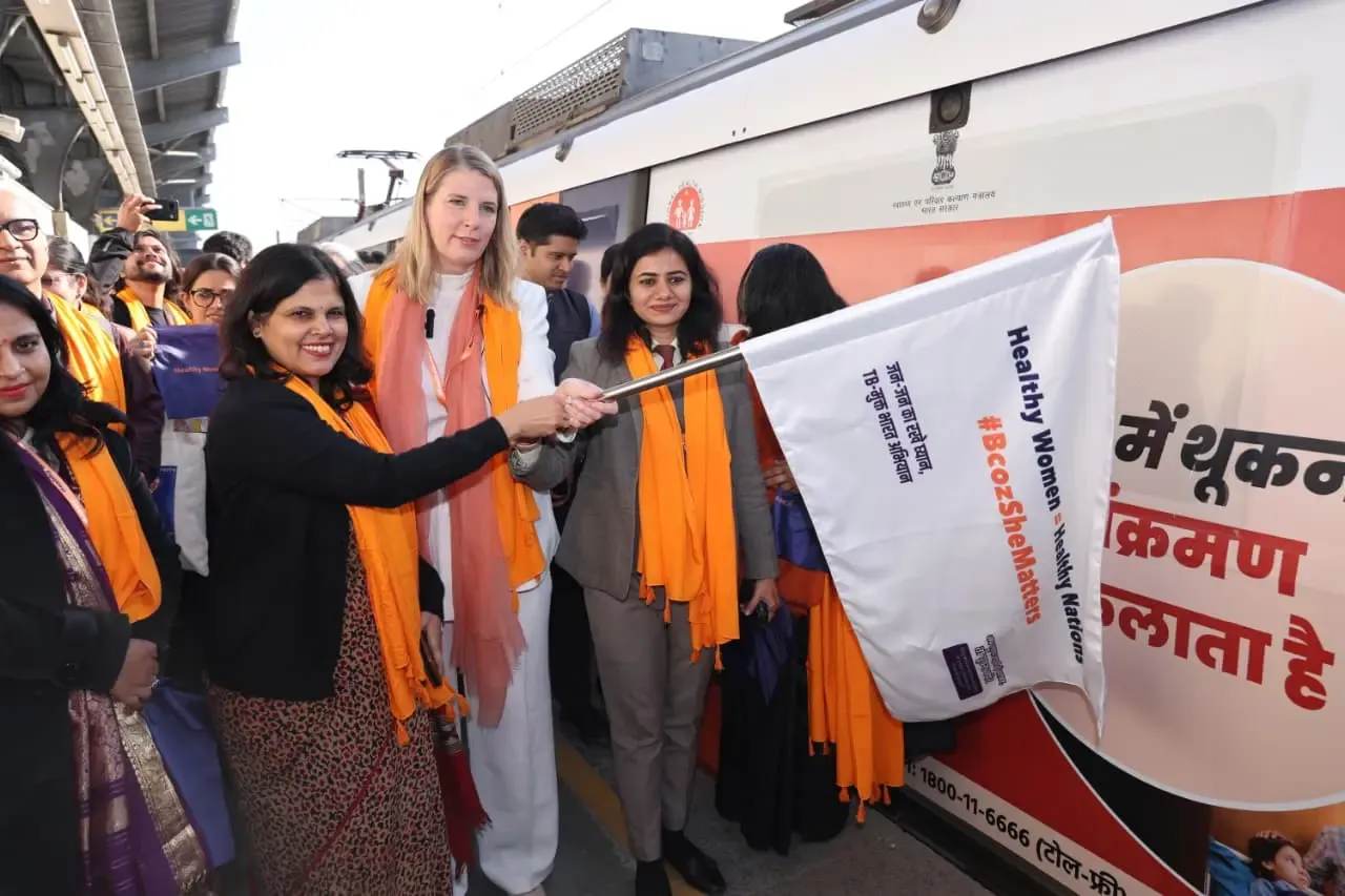 What Health Campaign has the Ministry and WHO Launched for Women and Girls on Delhi Metro?