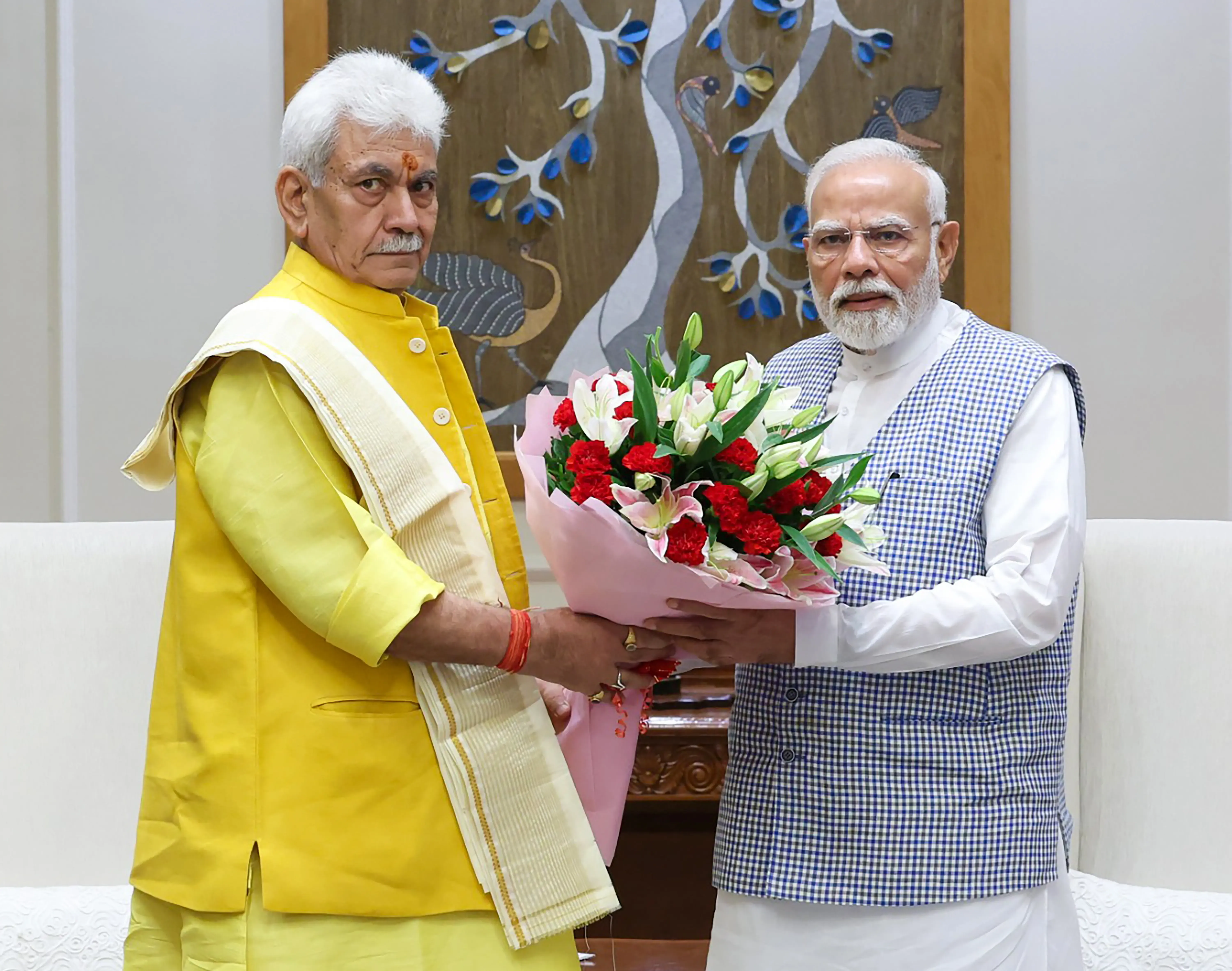 What are the Heartfelt Birthday Wishes for the World's Most Popular Leader? J&K L-G, CM Omar Abdullah Greet PM Modi