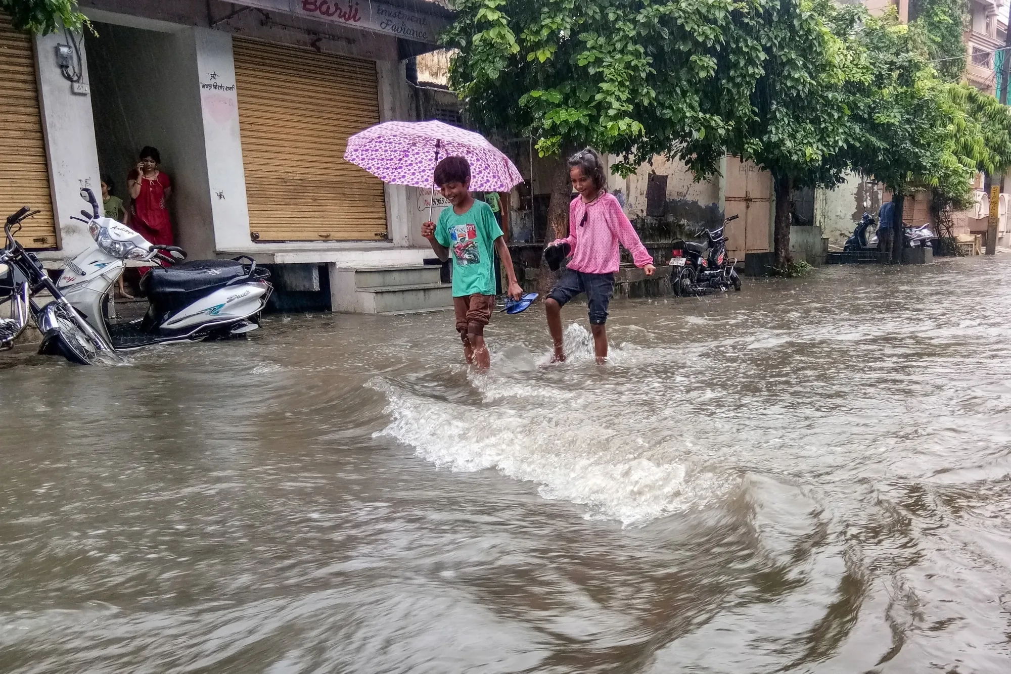 What Impact Did the Heavy Rains Have on Rajasthan?