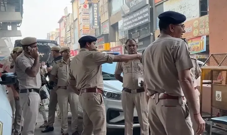 Enhanced Police Presence in Uttam Nagar for Peaceful Eid Celebrations
