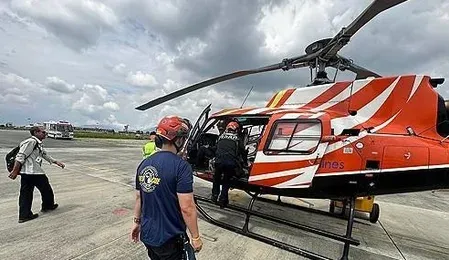 Nepal floods: Helicopter search resumes for 9 missing South Koreans in Rasuwa