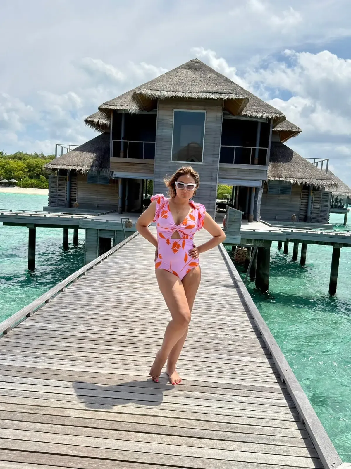 How Does Urvashi Dholakia Infuse Colour into Her Vacation in the Maldives?