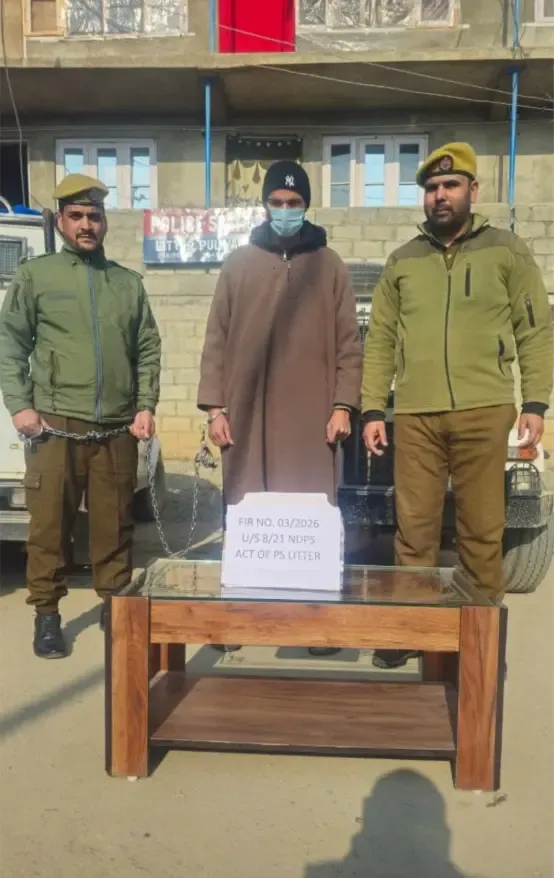 How Much Heroin Was Seized in J&K's Pulwama?