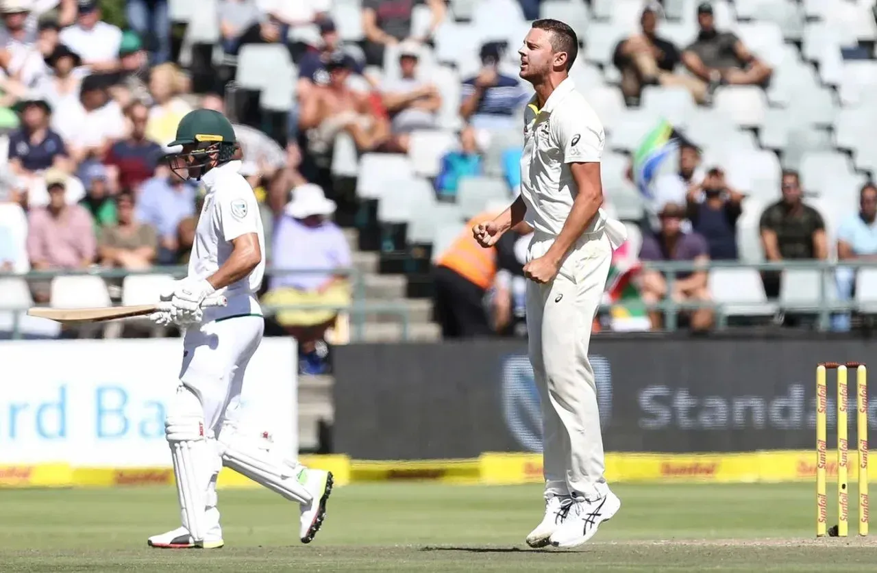 Hazlewood joins 300-wicket club in Darwin Test, Cummins and Boland lead tributes
