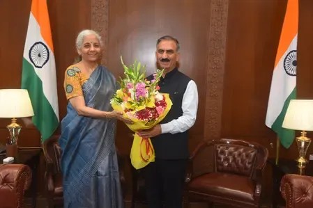 Himachal Pradesh CM Appeals to FM Sitharaman for Financial Aid to Address Revenue Shortfall