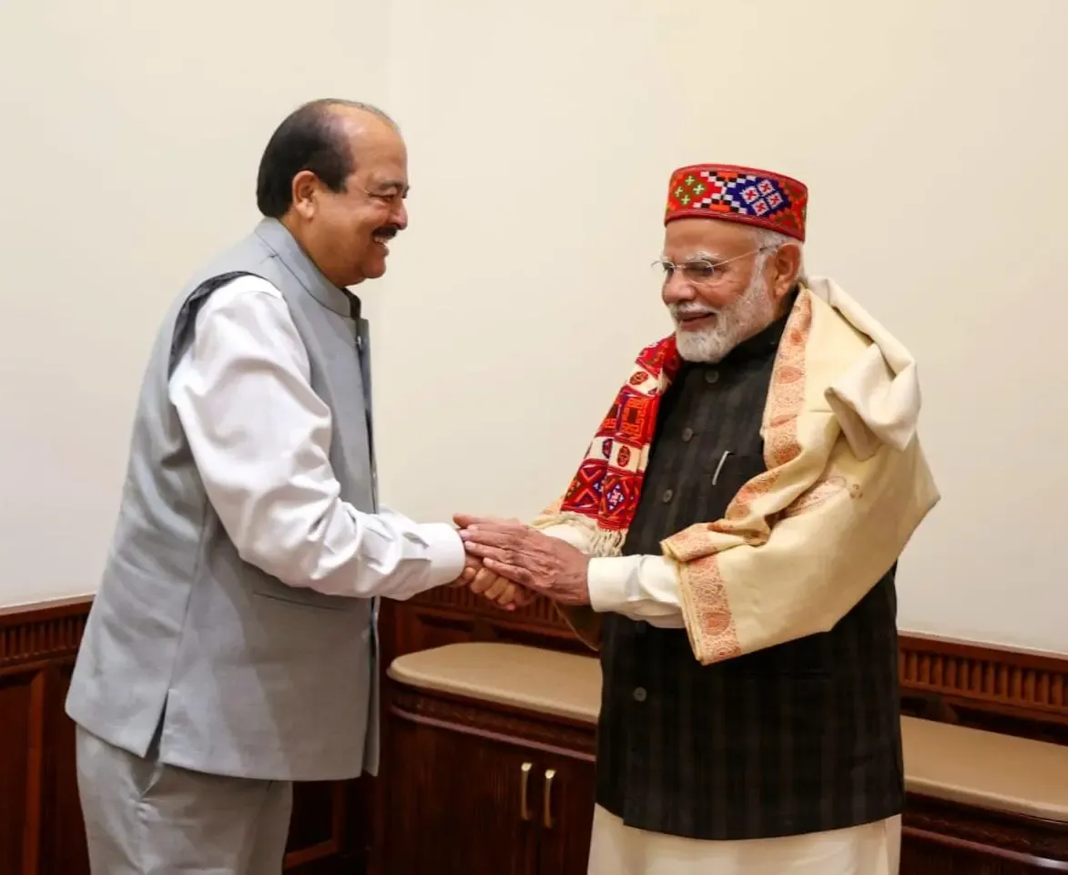 Himachal MP Harsh Mahajan Requests Highway to Link Chamba with Leh During Meeting with PM Modi