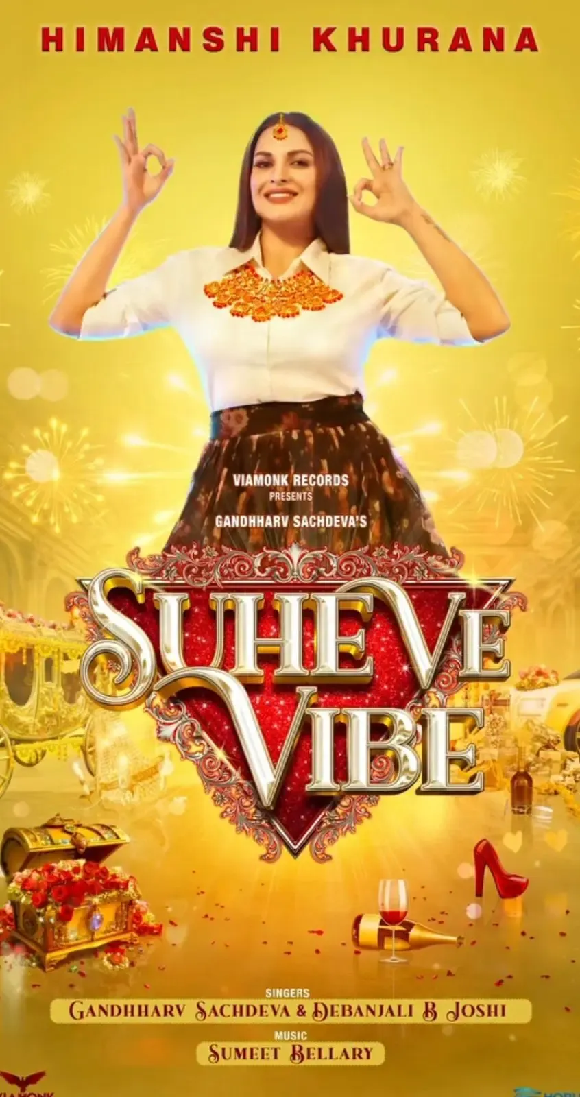 Did Himanshi Khurana Feel Like Part of a Real Family Celebration While Shooting 'Suhe Ve Vibe'?