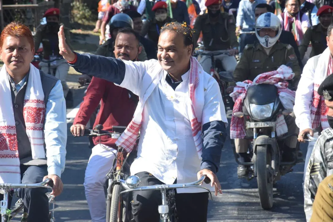 Himanta Biswa Sarma Marks World Bicycle Day With Health, Climate Pitch