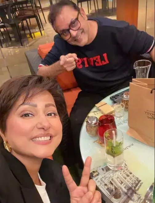 Hina Khan and Sanjeev Seth Share a Heartwarming Reunion: 'Love You Daddu'