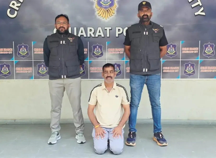 अहमदाबाद क्राइम ब्रांच ने 24 साल से फरार हत्या के आरोपी को वेजलपुर से दबोचा