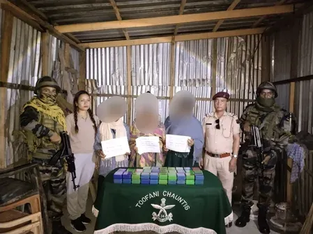 मिजोरम में ₹4.75 करोड़ की हेरोइन जब्त, असम राइफल्स और पुलिस ने तीन महिला तस्करों को दबोचा