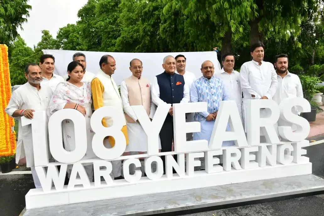 जनरल वीके सिंह बोले — सैनिक इनाम नहीं, कर्तव्य और सम्मान के लिए लड़ता है; प्रथम विश्व युद्ध के 13 लाख भारतीय शहीदों को श्रद्धांजलि