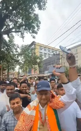नागांव उपचुनाव जीत के बाद भाजपा के देवाशीष शर्मा का दावा — अजमल की सांप्रदायिक अपील मतदाताओं ने ठुकराई