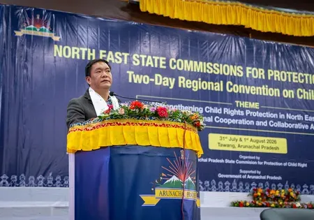 बच्चों की तस्करी, ऑनलाइन शोषण से निपटने के लिए नॉर्थईस्ट को अपनानी होगी साझा रणनीति: सीएम पेमा खांडू