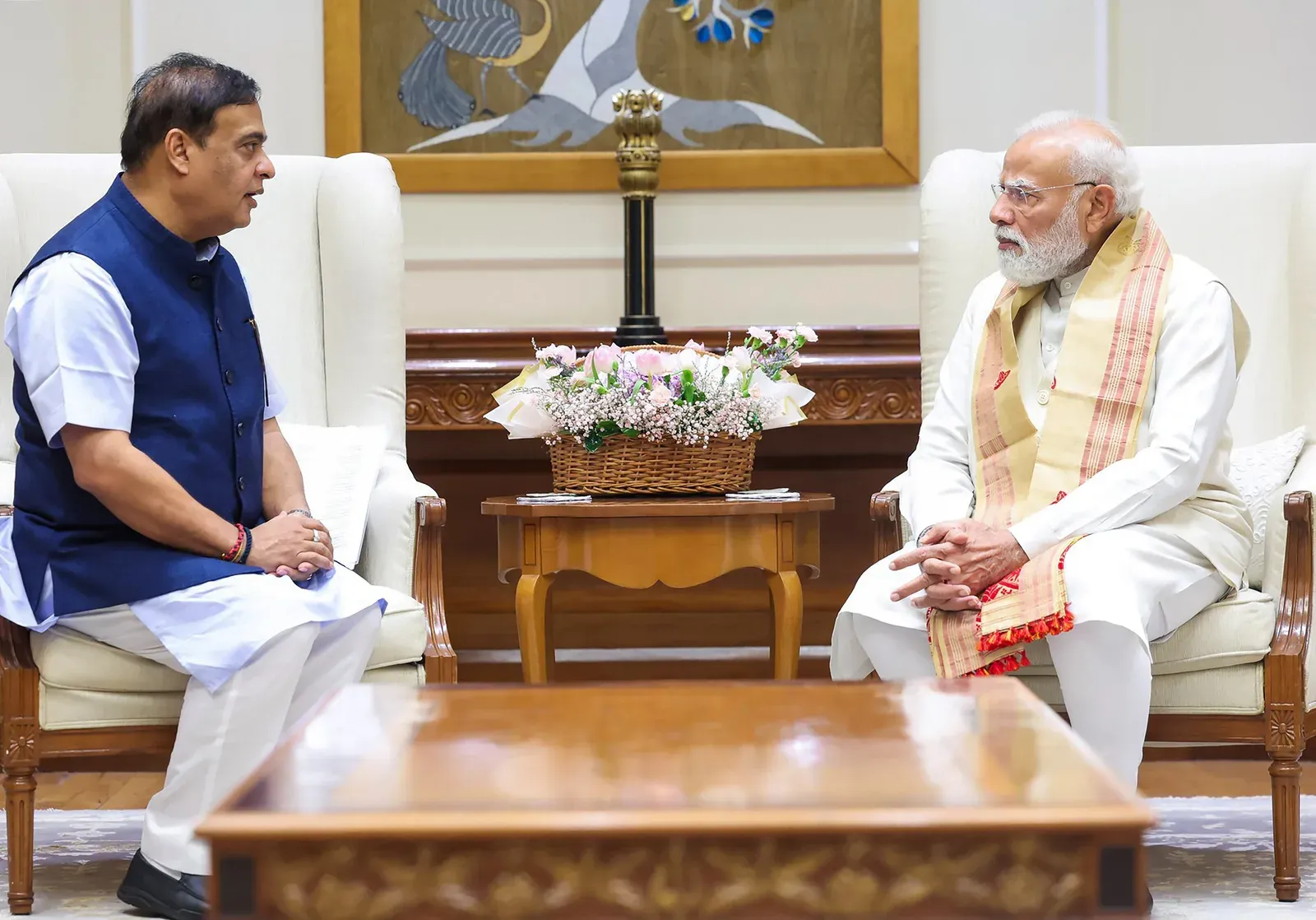 असम CM हिमंता बिस्वा सरमा की PM मोदी से मुलाकात, NDA 3.0 में राज्य के विकास एजेंडे पर चर्चा