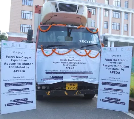 असम ने भूटान को पूरबी आइसक्रीम की पहली खेप का किया निर्यात, दुग्ध उत्पादकों की बढ़ेगी आय 