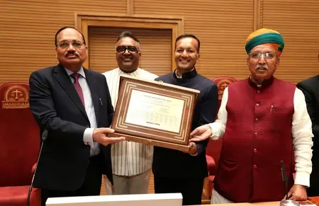 क्या सीजेआई और कानून मंत्री ने जिंदल ग्लोबल लॉ स्कूल में दुनिया के सबसे बड़े 'मूट कोर्ट' का उद्घाटन किया?