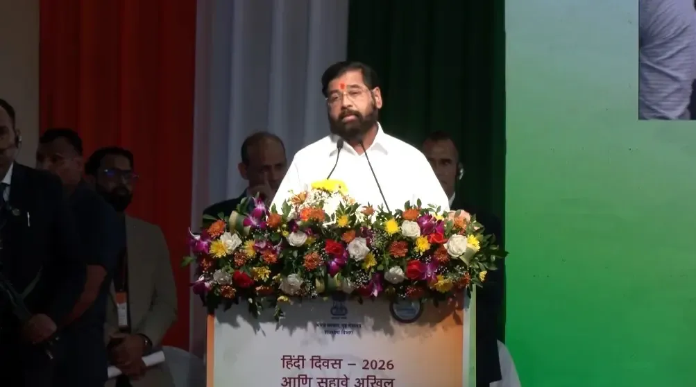 Hindi complements Indian languages, not competes: Maha Dy CM Shinde at Hindi Diwas