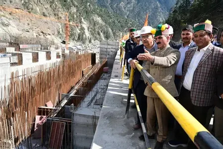 सीएम सुक्खू का किन्नौर में हाइड्रोइलेक्ट्रिक प्रोजेक्ट का दौरा, जनवरी 2027 तक पहले चरण का लक्ष्य