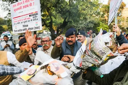 मध्य प्रदेश : भागीरथपुरा त्रासदी और मनरेगा में बदलावों को लेकर कांग्रेस की न्याय यात्रा