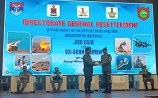 दिल्ली कैंट में पूर्व सैनिकों के लिए रक्षा मंत्रालय का विशाल रोजगार मेला आयोजित