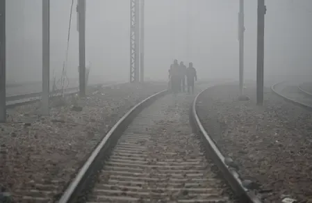 उत्तर भारत में घने कोहरे के कारण फ्लाइट और रेल सेवाएं बाधित