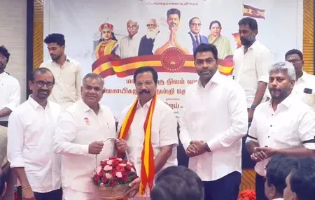 अन्नाद्रमुक को बड़ा झटका, चार पूर्व मंत्री सत्तारूढ़ टीवीके में शामिल