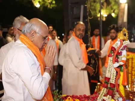 गुजरात के मुख्यमंत्री ने अहमदाबाद में राम नवमी महोत्सव में शिरकत की, शुभकामनाएं दीं