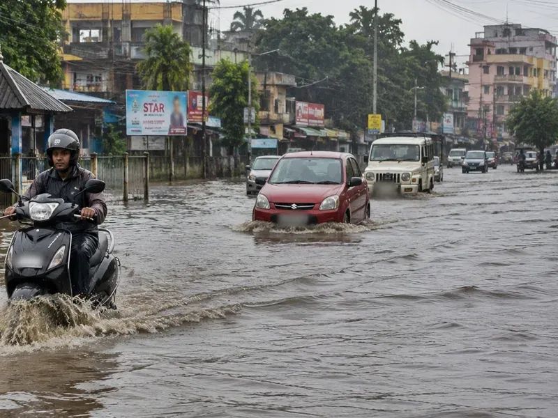 बराक घाटी में भारी बारिश से शहरी बाढ़, कछार-श्रीभूमि में 23,619 लोग प्रभावित